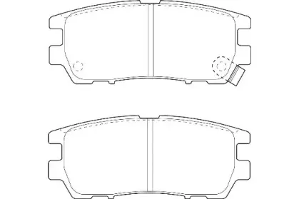 Комплект тормозных колодок, дисковый тормоз WAGNER купить