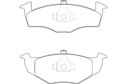 Комплект тормозных колодок, дисковый тормоз WAGNER купить