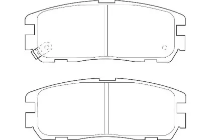 Комплект тормозных колодок, дисковый тормоз WAGNER купить