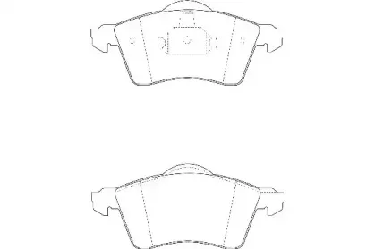 Комплект тормозных колодок, дисковый тормоз WAGNER купить