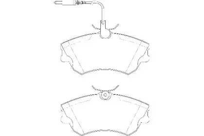 Комплект тормозных колодок, дисковый тормоз WAGNER купить