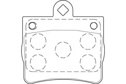 Комплект тормозных колодок, дисковый тормоз WAGNER купить