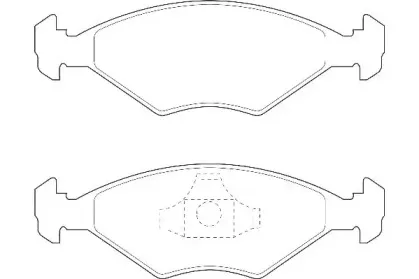 Комплект тормозных колодок, дисковый тормоз WAGNER купить