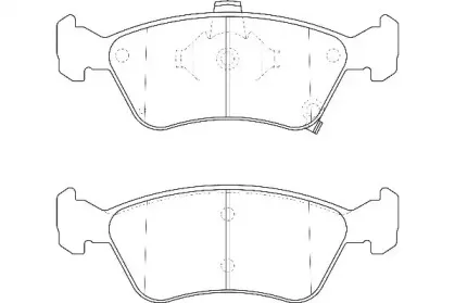 Комплект тормозных колодок, дисковый тормоз WAGNER купить