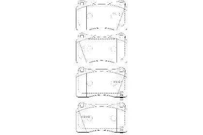 Комплект тормозных колодок, дисковый тормоз WAGNER купить