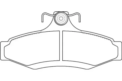 Комплект тормозных колодок, дисковый тормоз WAGNER купить