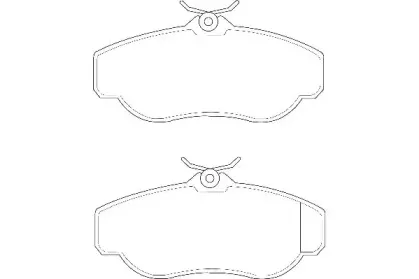 Комплект тормозных колодок, дисковый тормоз WAGNER купить
