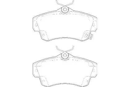 Комплект тормозных колодок, дисковый тормоз WAGNER купить
