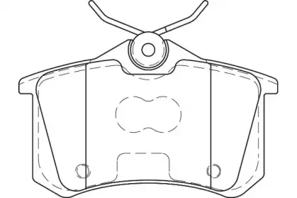 Комплект тормозных колодок, дисковый тормоз WAGNER купить
