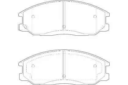 Комплект тормозных колодок, дисковый тормоз WAGNER купить