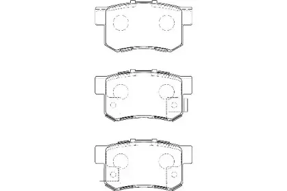 Комплект тормозных колодок, дисковый тормоз WAGNER купить