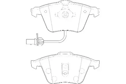Комплект тормозных колодок, дисковый тормоз WAGNER купить