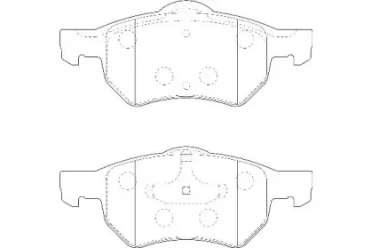 Комплект тормозных колодок, дисковый тормоз WAGNER купить