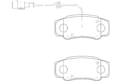 Комплект тормозных колодок, дисковый тормоз WAGNER купить