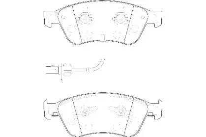 Комплект тормозных колодок, дисковый тормоз WAGNER купить