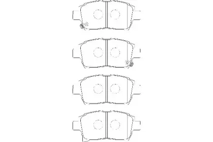 Комплект тормозных колодок, дисковый тормоз WAGNER купить
