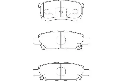 Комплект тормозных колодок, дисковый тормоз WAGNER купить