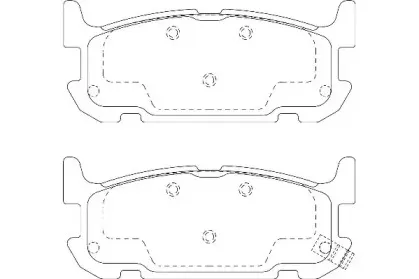 Комплект тормозных колодок, дисковый тормоз WAGNER купить