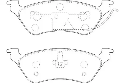 Комплект тормозных колодок, дисковый тормоз WAGNER купить