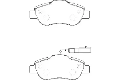 Комплект тормозных колодок, дисковый тормоз WAGNER купить