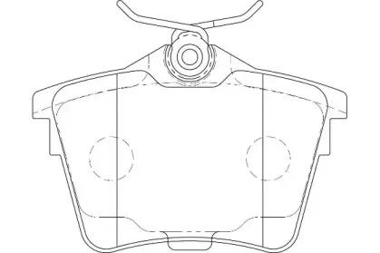 Комплект тормозных колодок, дисковый тормоз WAGNER купить
