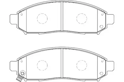 Комплект тормозных колодок, дисковый тормоз WAGNER купить