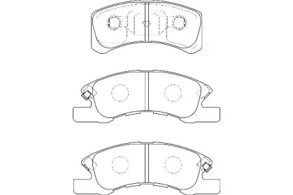 Комплект тормозных колодок, дисковый тормоз WAGNER купить