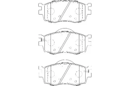 Комплект тормозных колодок, дисковый тормоз WAGNER купить