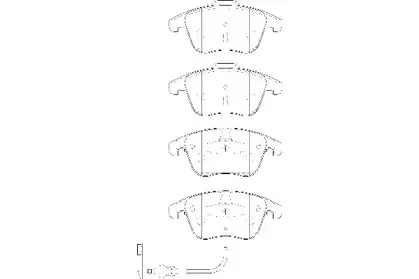 Комплект тормозных колодок, дисковый тормоз WAGNER купить