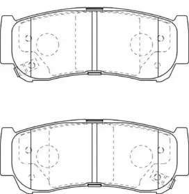 Комплект тормозных колодок, дисковый тормоз WAGNER купить