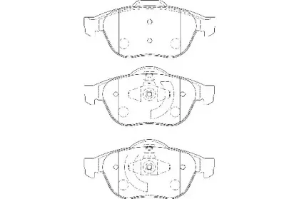 Комплект тормозных колодок, дисковый тормоз WAGNER купить