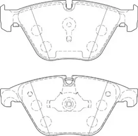 Комплект тормозных колодок, дисковый тормоз WAGNER купить