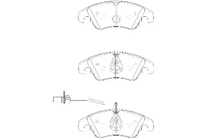 Комплект тормозных колодок, дисковый тормоз WAGNER купить