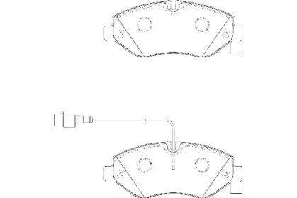Комплект тормозных колодок, дисковый тормоз WAGNER купить