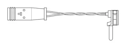 Сигнализатор, износ тормозных колодок WAGNER купить