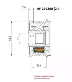Ременный шкив, генератор AINDE купить