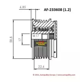 Ременный шкив, генератор AINDE купить