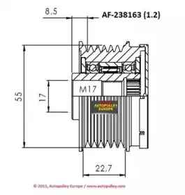 Ременный шкив, генератор AINDE купить
