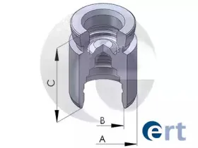 Поршень, корпус скобы тормоза ERT купить