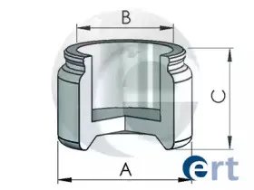 Поршень, корпус скобы тормоза ERT купить