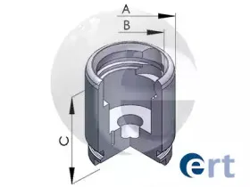 Поршень, корпус скобы тормоза ERT купить