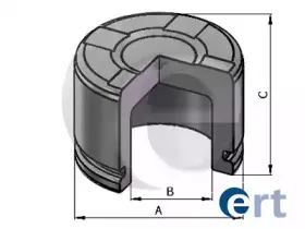 Поршень, корпус скобы тормоза ERT купить