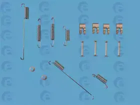 Монтажний к-кт гальмівних колодок ERT купить