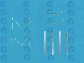 Монтажний к-кт гальмівних колодок ERT купить