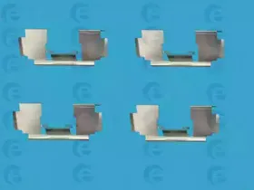 Монтажний к-кт гальмівних колодок ERT купить