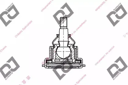 Несущий / направляющий шарнир DJ PARTS купить