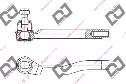 Наконечник поперечной рулевой тяги DJ PARTS купить