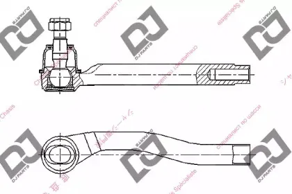 Наконечник поперечной рулевой тяги DJ PARTS купить