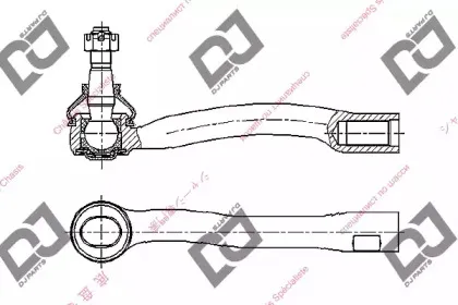 Наконечник поперечной рулевой тяги DJ PARTS купить