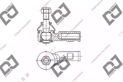 Наконечник поперечной рулевой тяги DJ PARTS купить